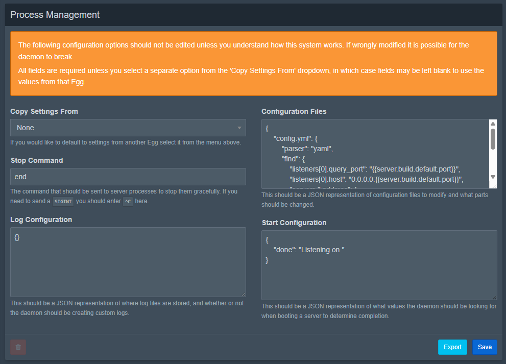 Configuration Parser